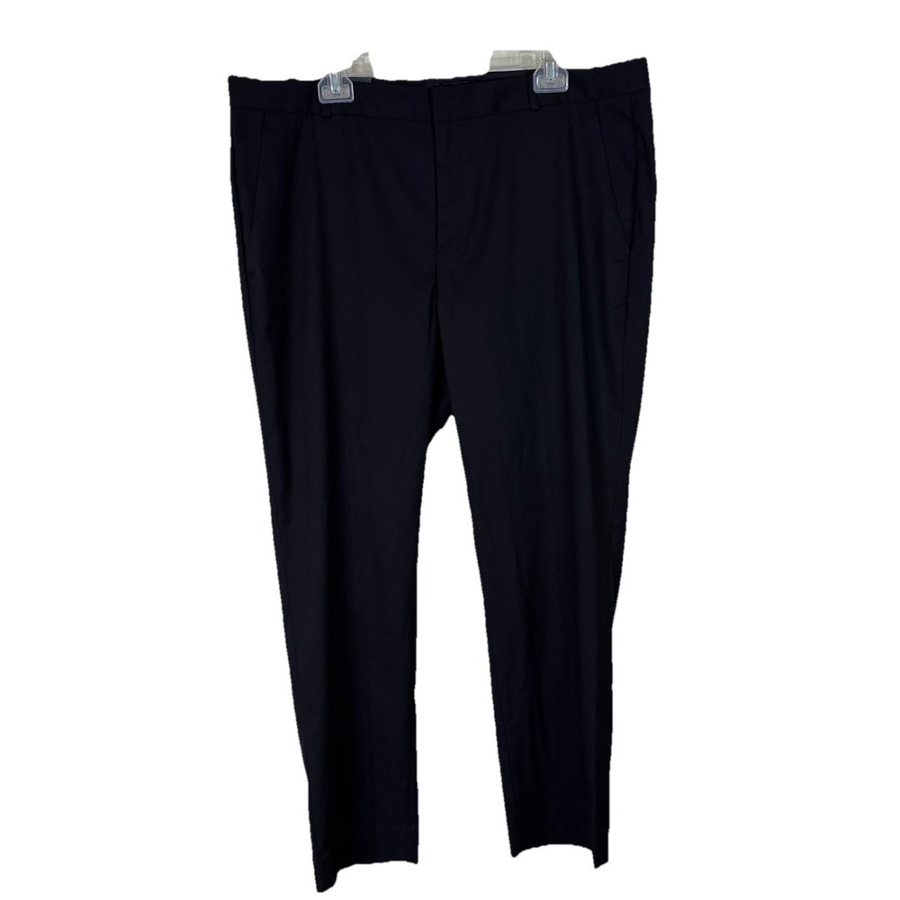 Banana Republic Ryan Capri Pants Women's Size 18 (actual 40x29) Black NWT